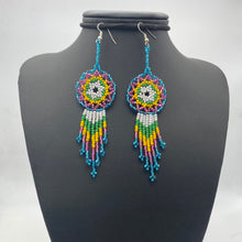 Load image into Gallery viewer, Colorful dream catcher earrings
