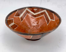 Load image into Gallery viewer, Diagonal lines pottery piece
