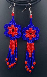 red and blue sun catcher