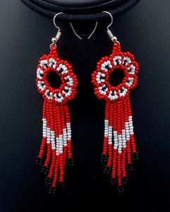 red and white sun catcher
