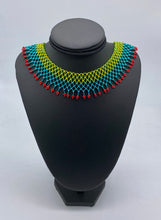 Load image into Gallery viewer, Tri-color beaded necklace
