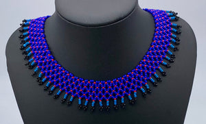Multi colored beaded necklace